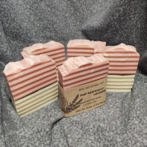 3 Bars of Pink Grapefruit Lavender